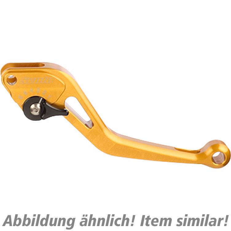 ABM Bremshebel einstellbar Synto BH20 kurz gold/schwarz - Motorradteile & Ersatzteile - Lenker