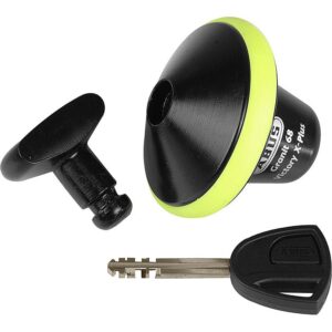 ABUS Bremsscheibenschloss Granit Victory X-Plus 68 halb gelb - Motorradzubehör - Diebstahlschutz