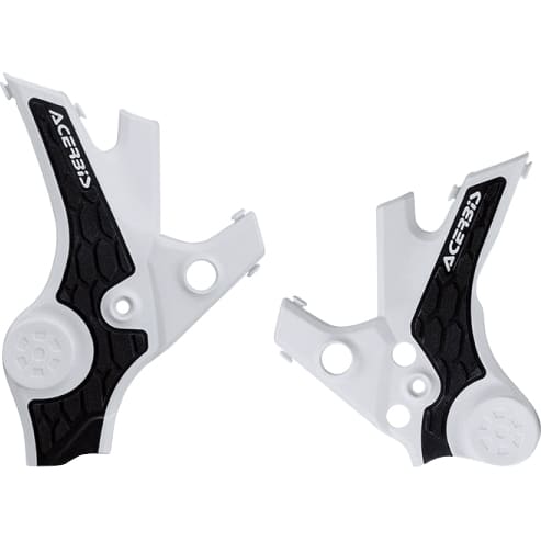 Acerbis Rahmenprotektorenpaar X-Grip weiß/schwarz für CRF 1100 Afric - Motorradteile & Ersatzteile - Anbauteile