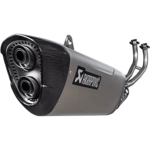 Akrapovic Auspuff Komplettanlage 2-1 Titan für XP 560 T-max 2022- - Motorradteile & Ersatzteile - Auspuff
