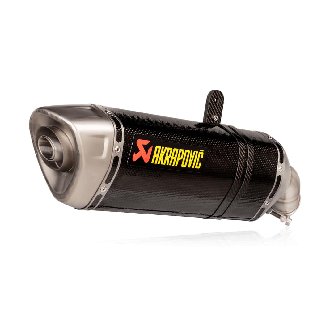 Akrapovic Auspuff Slip-On Carbon/Titan für ZX-4R 2023- - Motorradteile & Ersatzteile - Auspuff