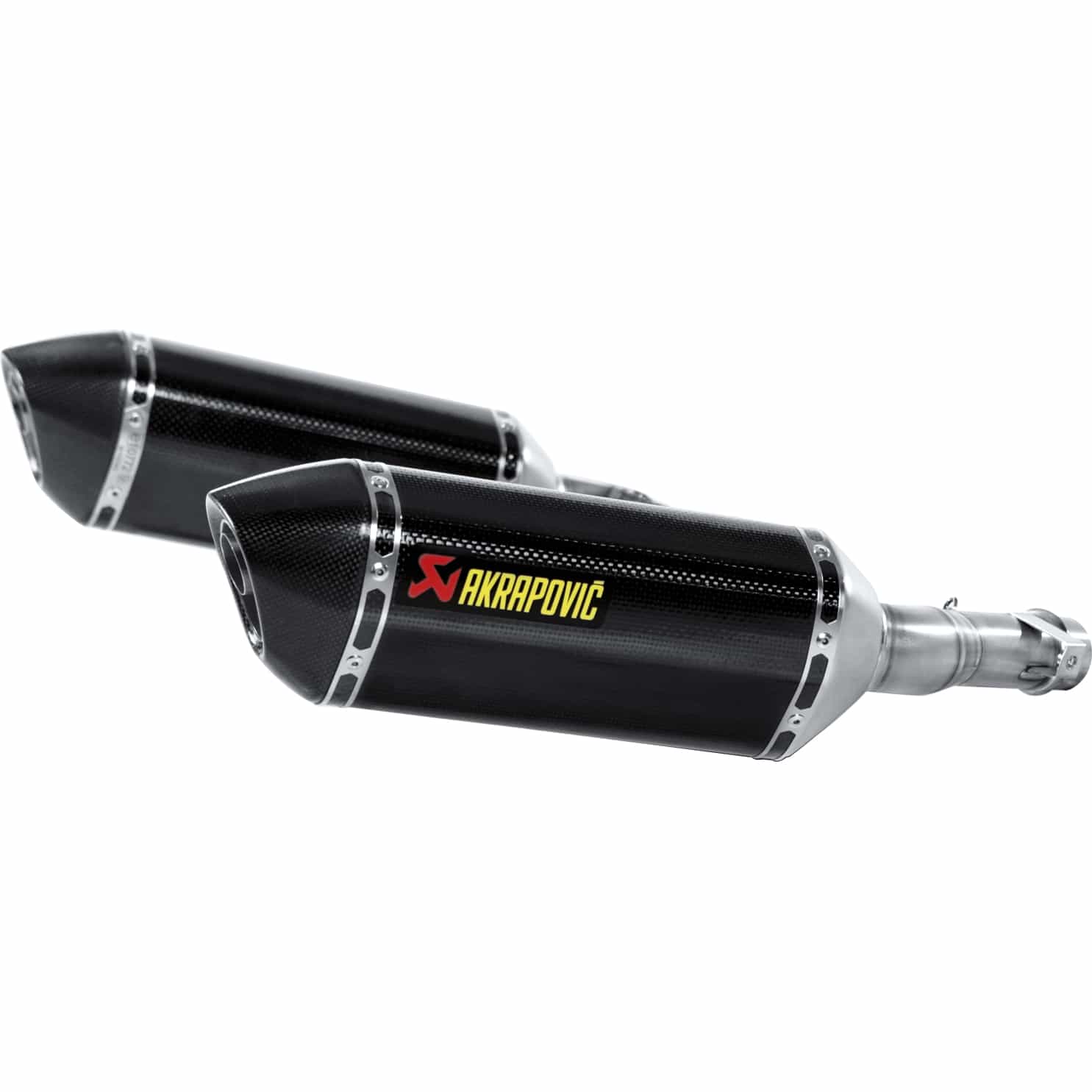 Akrapovic Auspuff Slip-On Paar Carbon für Kawa Z 1000 /SX 2010-2013 - Motorradteile & Ersatzteile - Auspuff