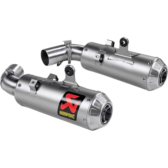 Akrapovic Auspuff Slip-On Paar Titan für Ducati Hypermotard 950 /SP - Motorradteile & Ersatzteile - Auspuff
