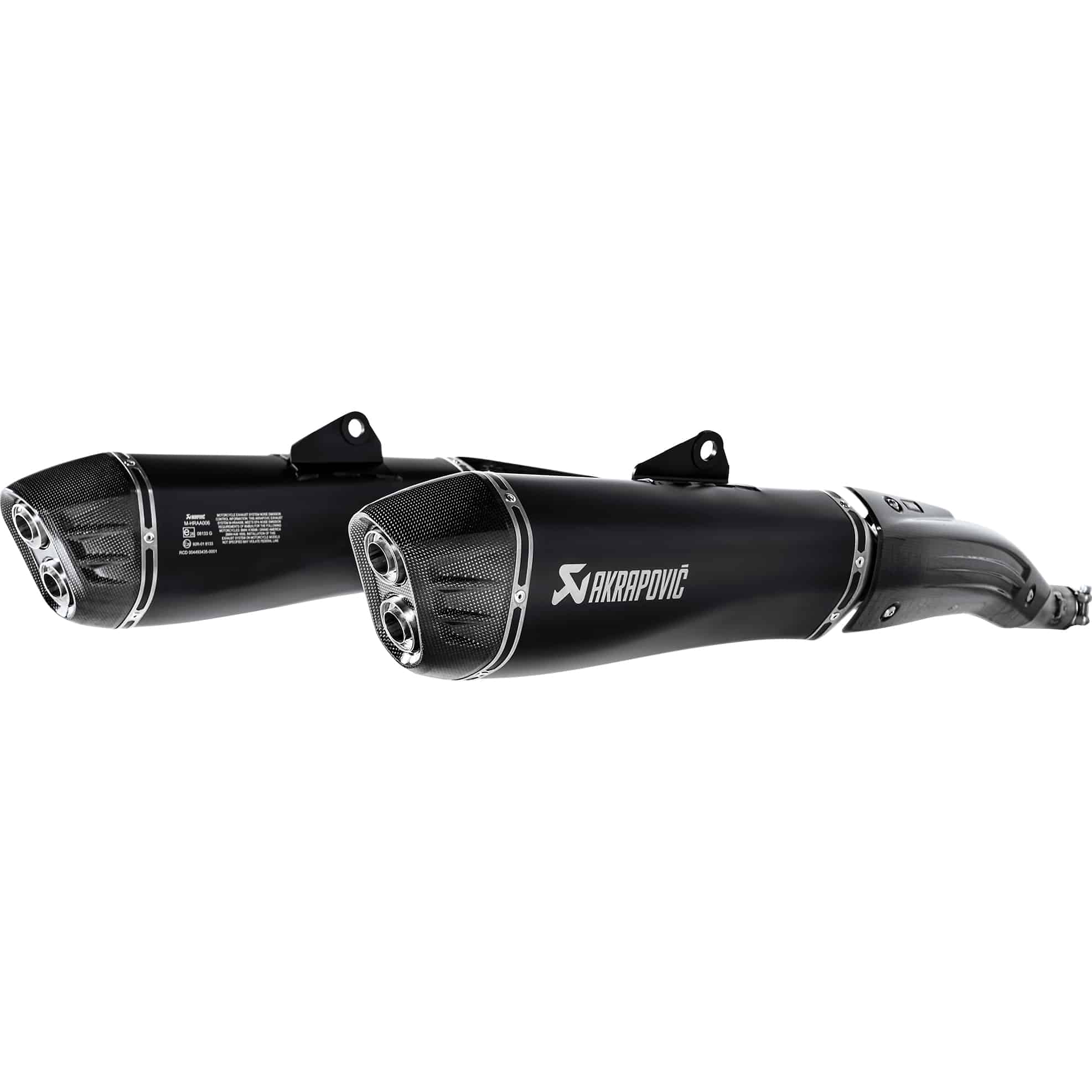 Akrapovic Auspuff Slip-On Paar Titan schwarz für BMW K 1600 B /Gran Am - Motorradteile & Ersatzteile - Auspuff