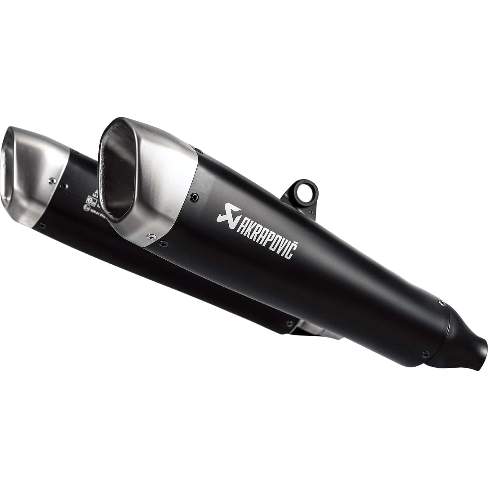 Akrapovic Auspuff Slip-On Paar Titan schwarz für Speed Twin/Thruxton - Motorradteile & Ersatzteile - Auspuff