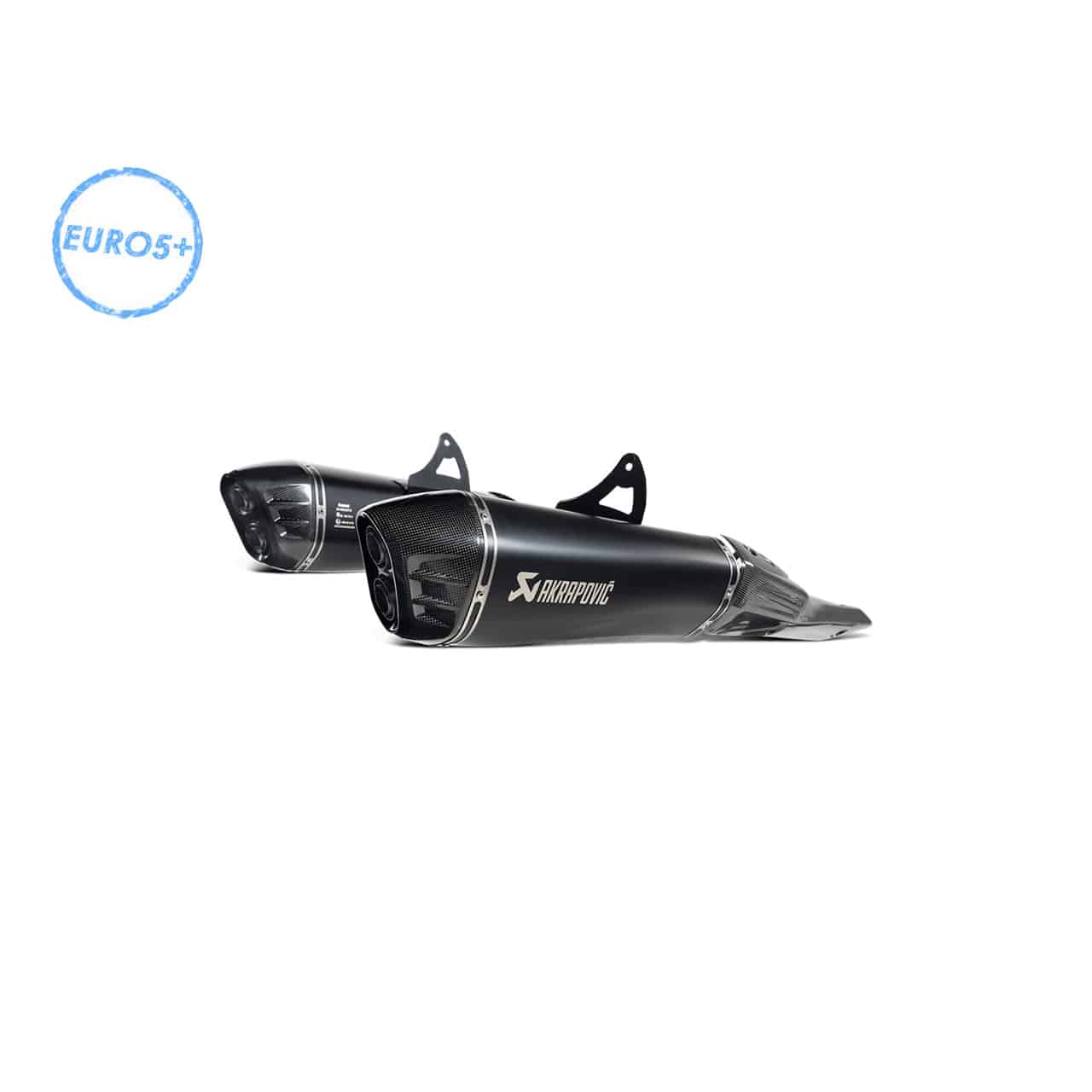 Akrapovic Auspuff Slip-On Paar Titan schwarz für Suzuki Hayabusa 2025- - Motorradteile & Ersatzteile - Auspuff