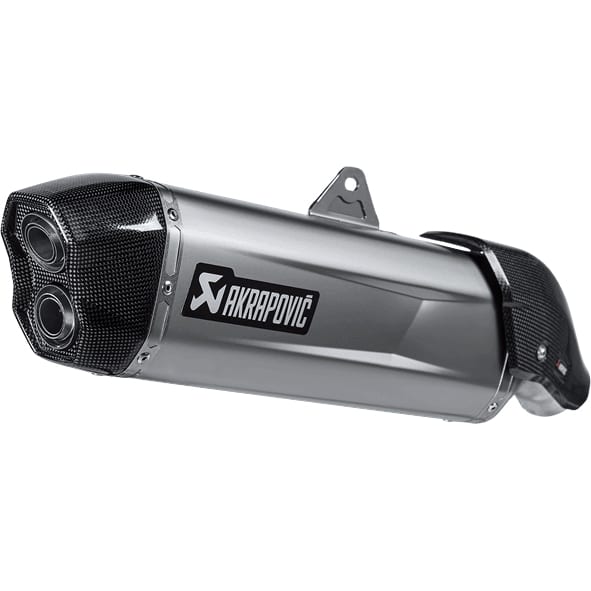Akrapovic Auspuff Slip-On Titan für Aprilia Tuareg 660 - Motorradteile & Ersatzteile - Auspuff