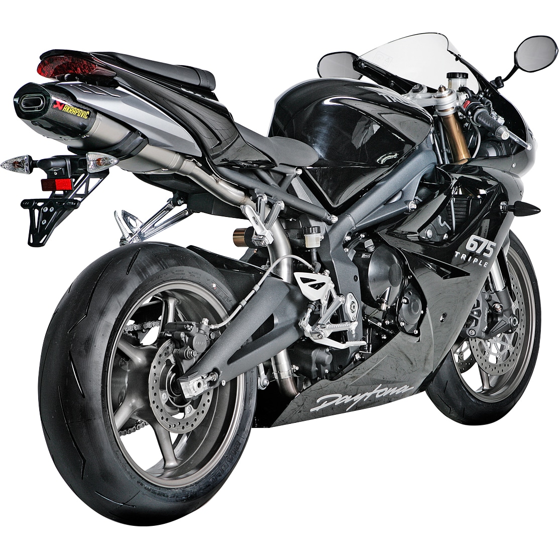 Akrapovic Auspuff Slip-On Titan für Triumph Daytona 675 /R 2006-2012 - Motorradteile & Ersatzteile - Auspuff