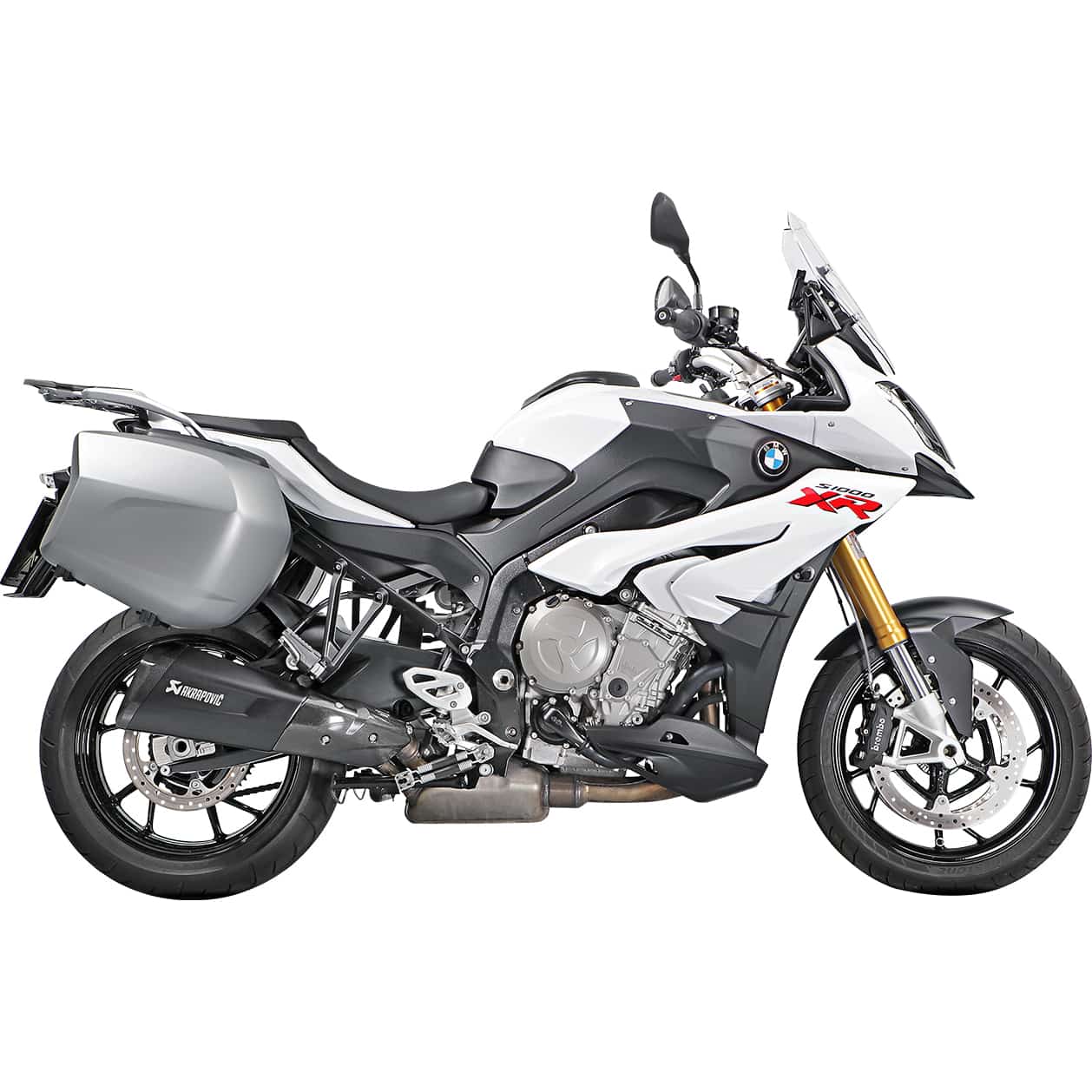 Akrapovic Auspuff Slip-On Titan schwarz für BMW S 1000 XR 2015-2016 - Motorradteile & Ersatzteile - Auspuff