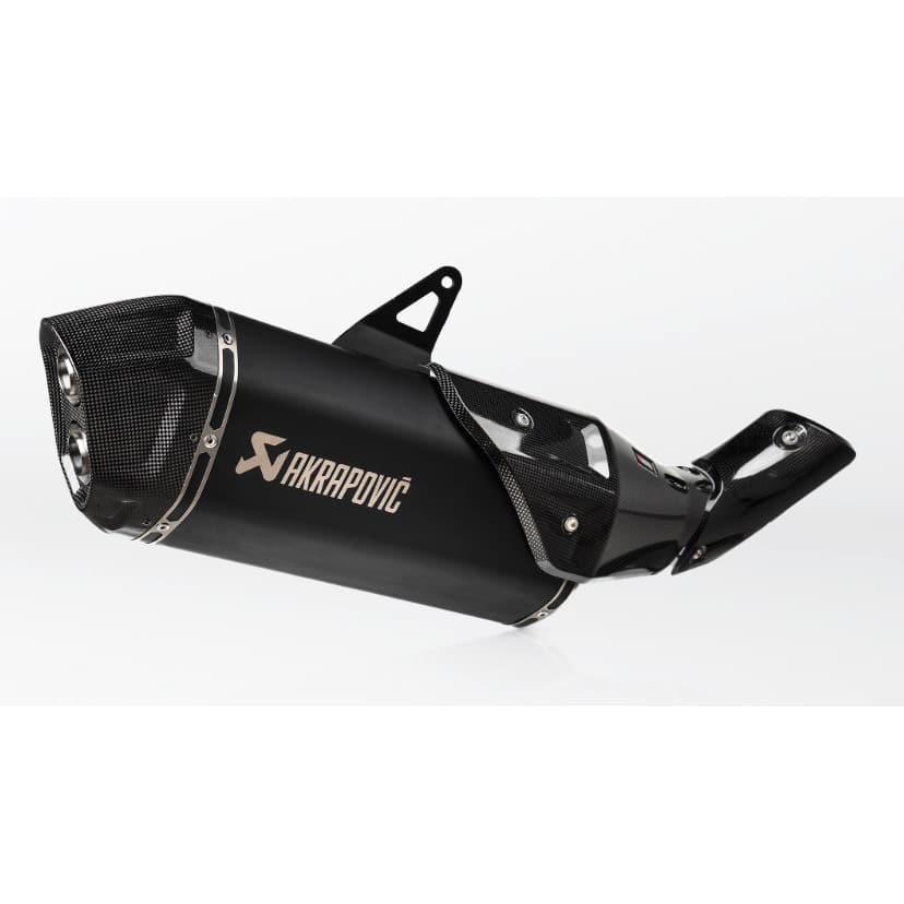 Akrapovic Auspuff Slip-On Titan schwarz für CRF 1100 AT /AS 2024- - Motorradteile & Ersatzteile - Auspuff