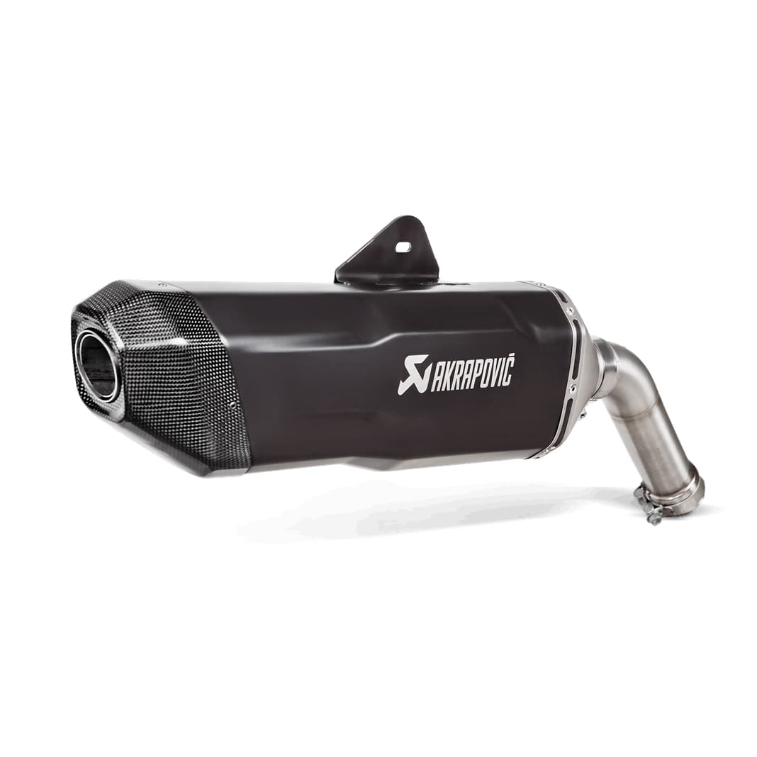 Akrapovic Auspuff Slip-On Titan schwarz für F800/F900 GS Adventure - Motorradteile & Ersatzteile - Auspuff