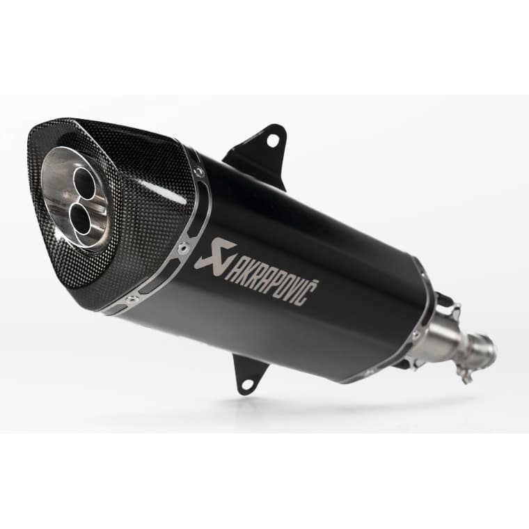 Akrapovic Auspuff Slip-On Titan schwarz für Italjet Dragster 300 2024- - Motorradteile & Ersatzteile - Auspuff