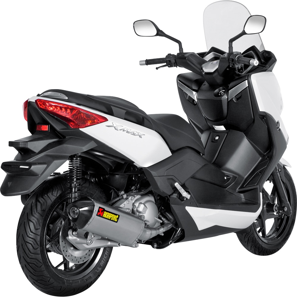Akrapovic Auspuff Slip-On oK Edelstahl für X-City/X-Max 250 2007-2016 - Motorradteile & Ersatzteile - Auspuff
