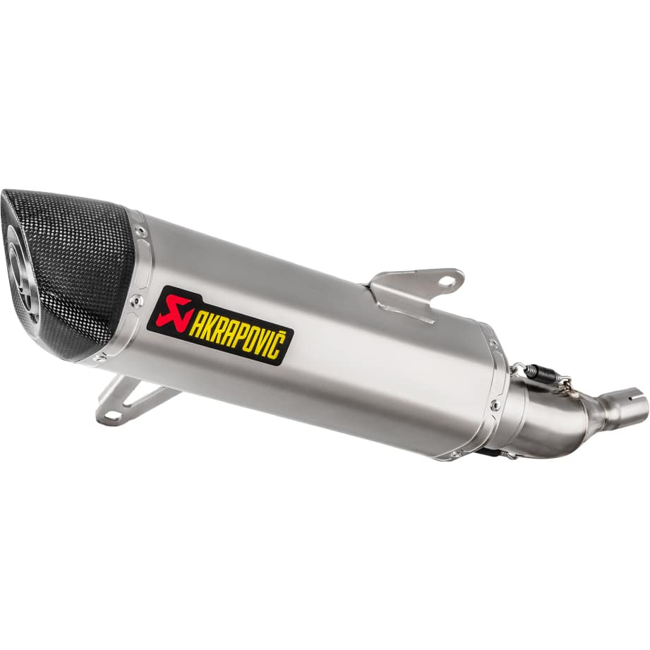 Akrapovic Auspuff Slip-On oK Edelstahl für YP 300 R X-Max 2017-2020 - Motorradteile & Ersatzteile - Auspuff