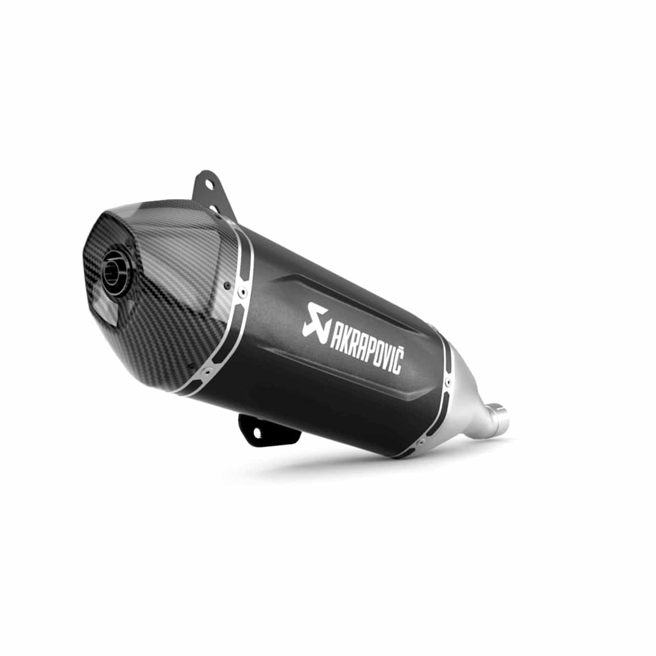 Akrapovic Auspuff Slip-On schwarz für Vespa Primavera 125 2024- - Motorradteile & Ersatzteile - Auspuff