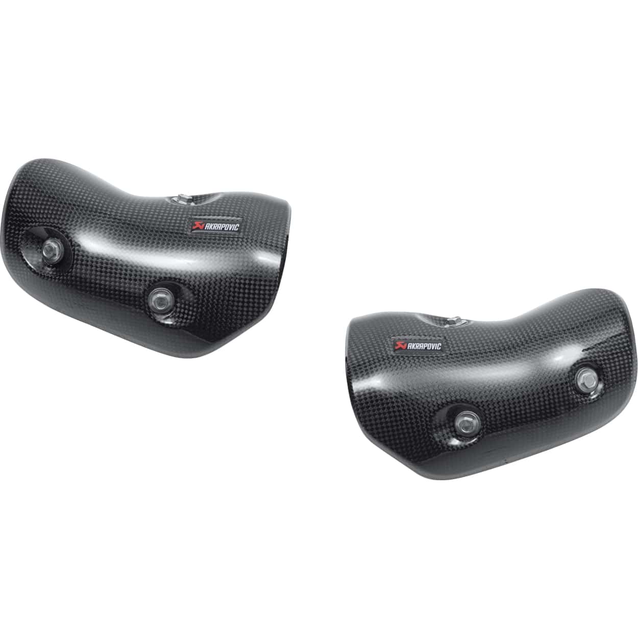 Akrapovic Hitzeschutz Carbon Paar für Kawasaki Z 1000 2014-2019 - Motorradteile & Ersatzteile - Auspuff