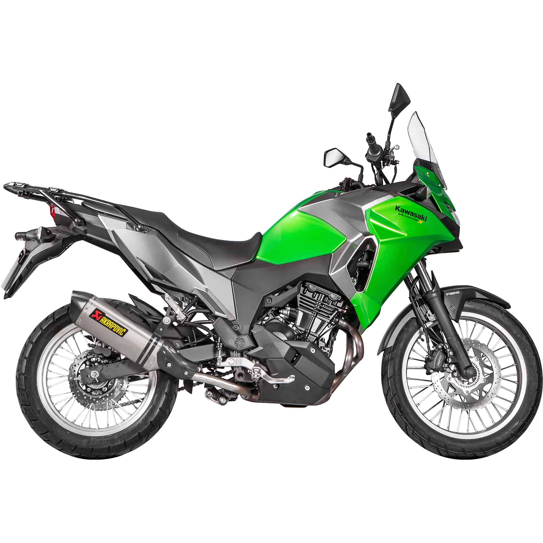 Akrapovic Hitzeschutz Carbon für Kawasaki KLE 250/300 Versys-X - Motorradteile & Ersatzteile - Auspuff