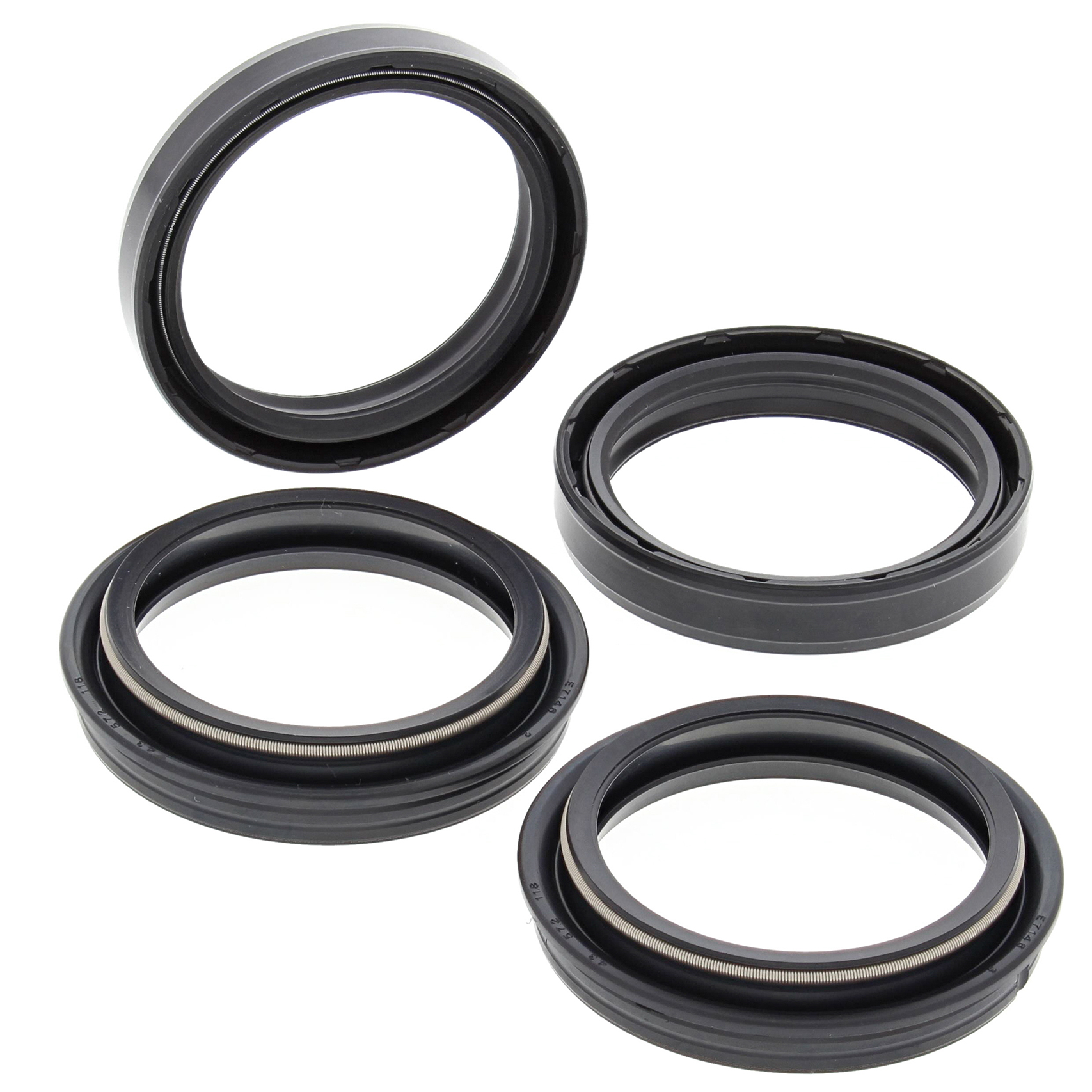 All-Balls Racing Gabelsimmerringe mit Staubkappen 56-126 43x53x9