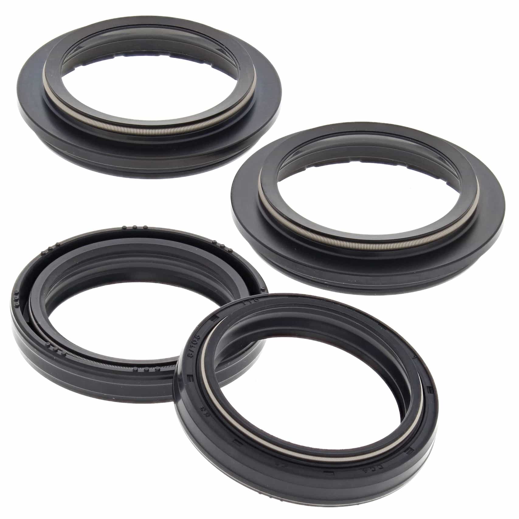 All-Balls Racing Gabelsimmerringe mit Staubkappen 56-129 41x53x8/10