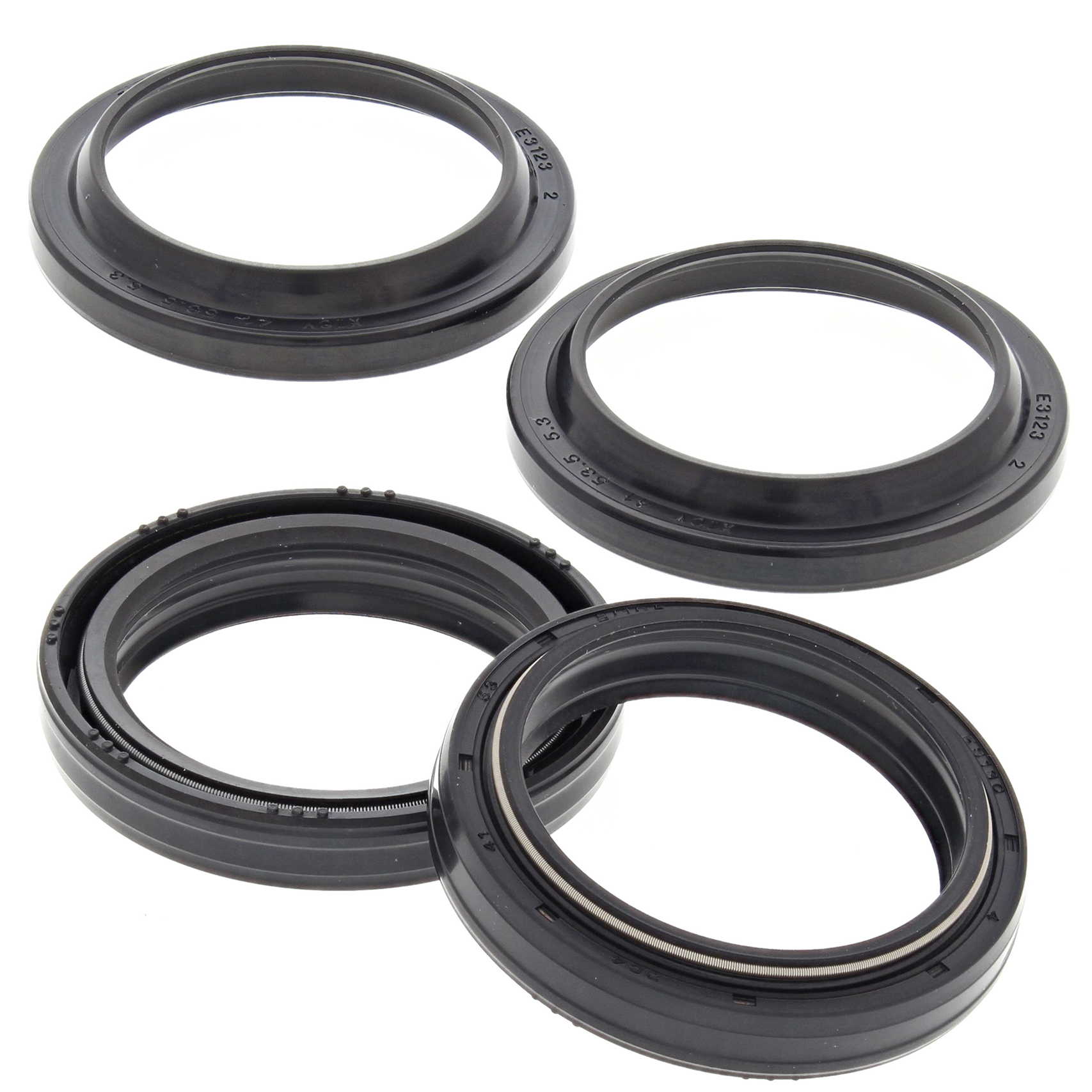 All-Balls Racing Gabelsimmerringe mit Staubkappen 56-130 41x53x8/10
