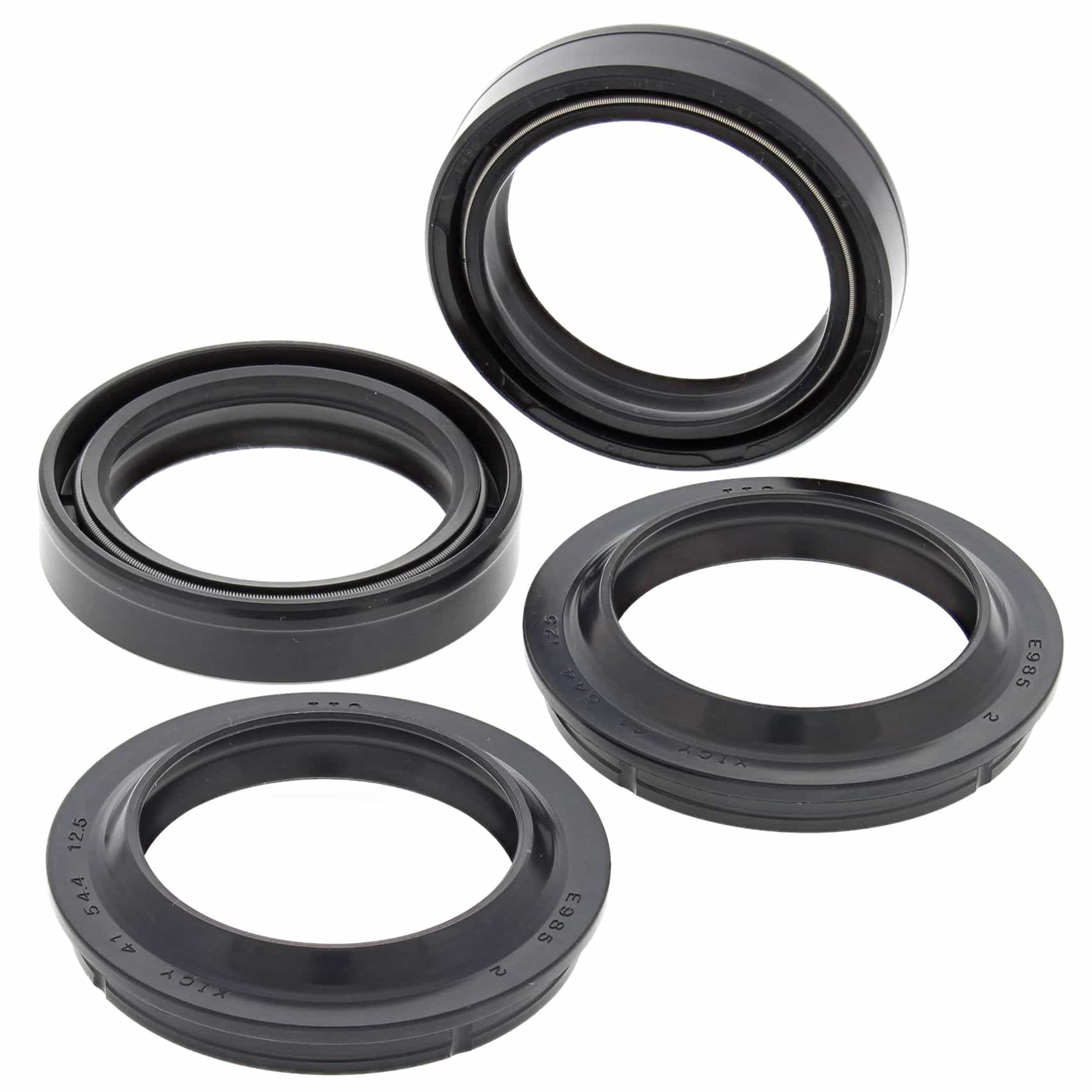 All-Balls Racing Gabelsimmerringe mit Staubkappen 56-132 41x54x11 mm - Motorradteile & Ersatzteile - Federung & Gabel