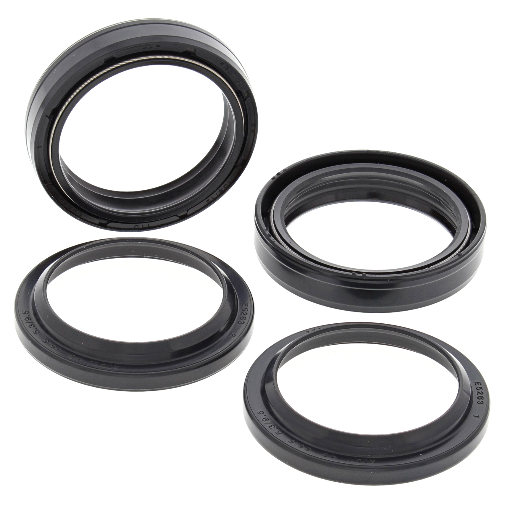 All-Balls Racing Gabelsimmerringe mit Staubkappen 56-136 43x55x10