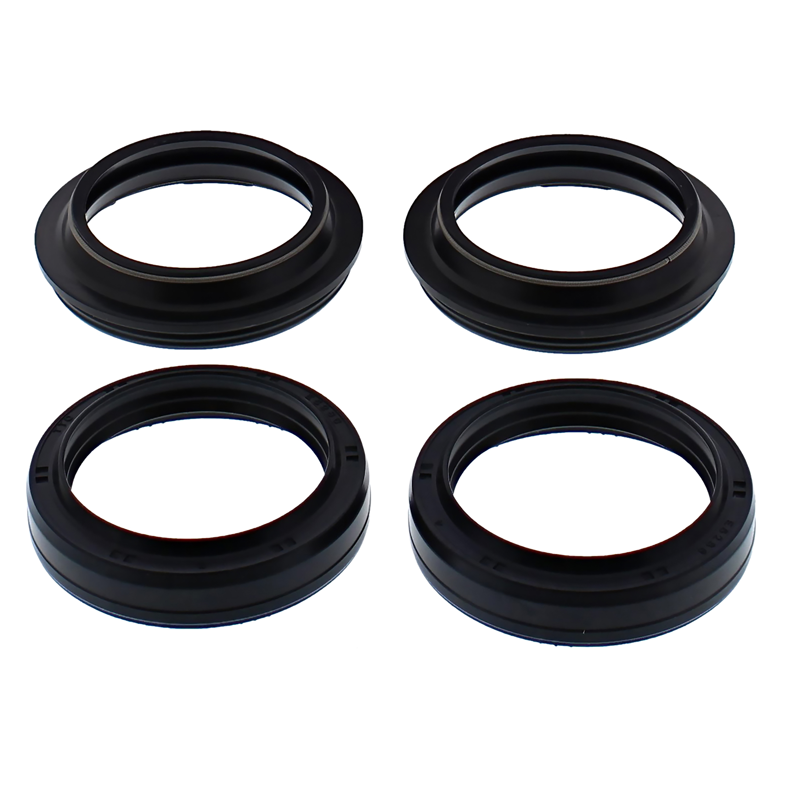 All-Balls Racing Gabelsimmerringe mit Staubkappen 56-191 43x55x11/13.7 mm - Motorradteile & Ersatzteile - Federung & Gabel
