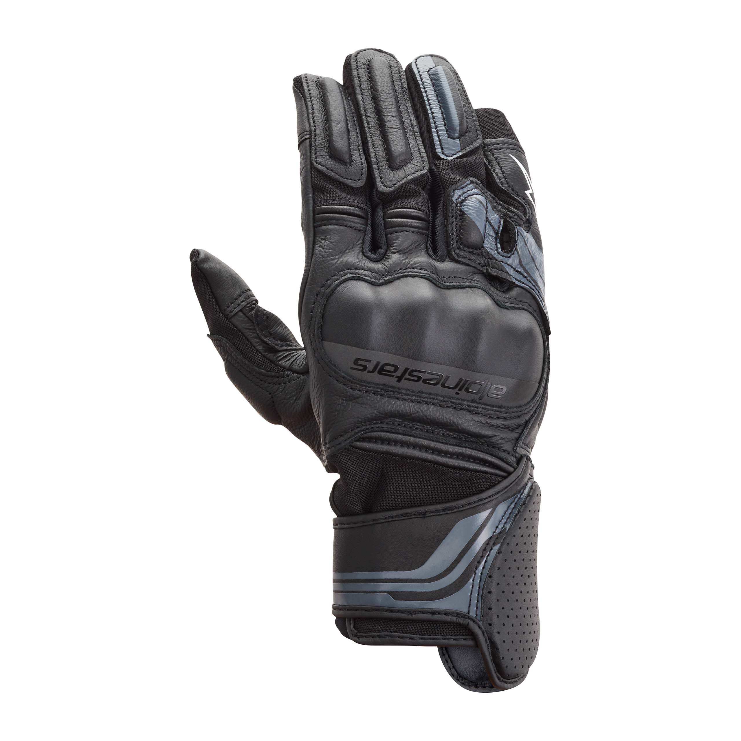 Alpinestars Booster V2 Sporthandschuh kurz schwarz M - Motorradbekleidung - Motorradhandschuhe