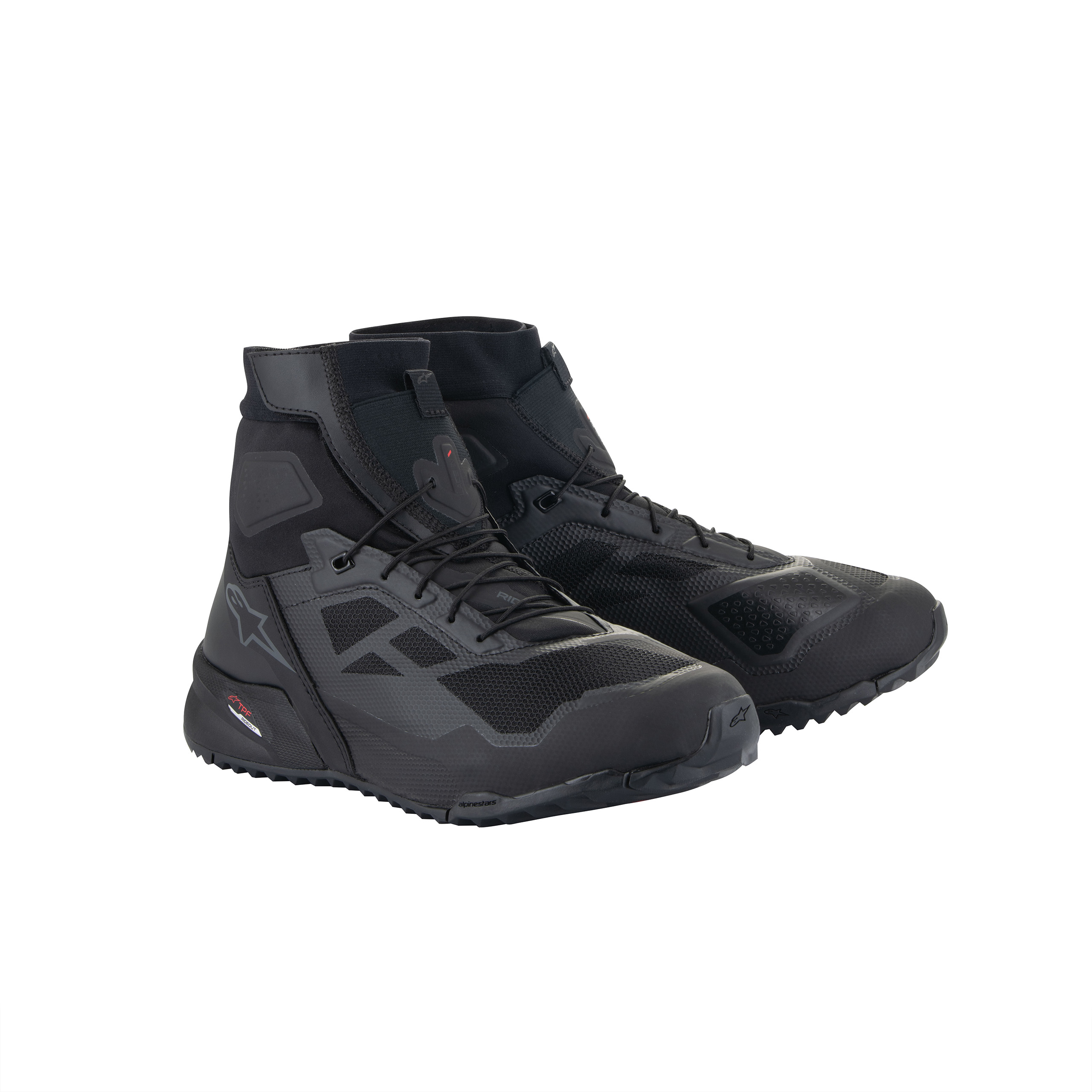 Alpinestars CR-1 Motorradschuh schwarz/dunkelgrau 40 - Motorradbekleidung - Motorradstiefel & Motorradschuhe