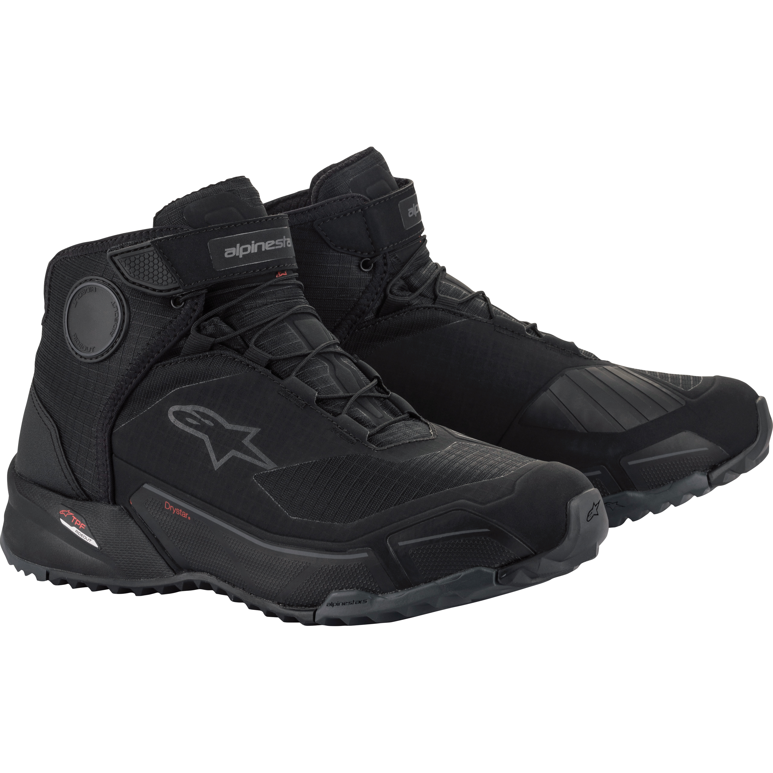 Alpinestars CR-X Drystar Riding Schuh schwarz 13 - Motorradbekleidung - Motorradstiefel & Motorradschuhe