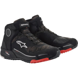 Alpinestars CR-X Drystar Riding Schuh schwarz/camo rot 8