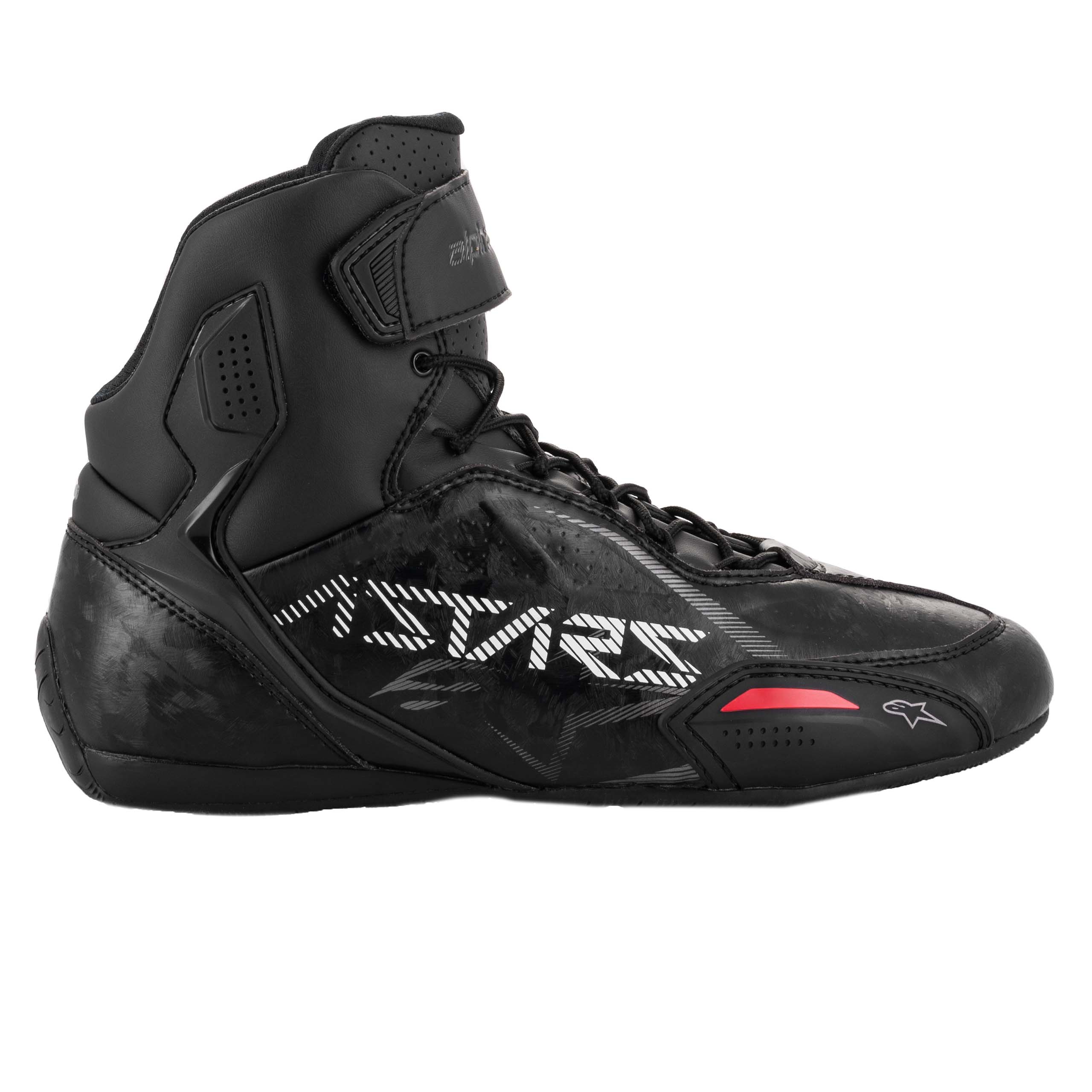 Alpinestars Faster 3 Schuh schwarz/metallic 45 - Motorradbekleidung - Motorradstiefel & Motorradschuhe