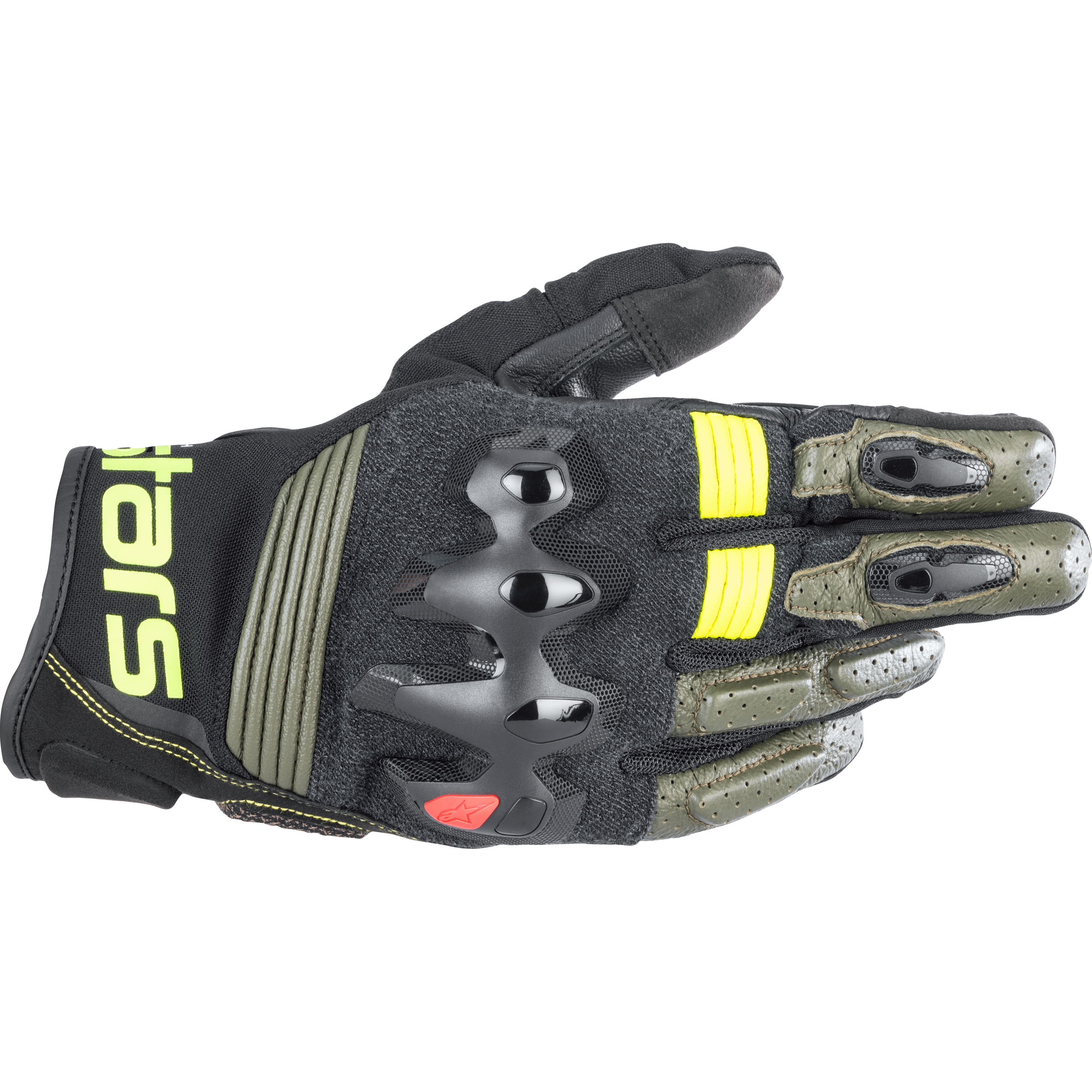 Alpinestars Halo LT Handschuh kurz grün XL - Motorradbekleidung - Motorradhandschuhe