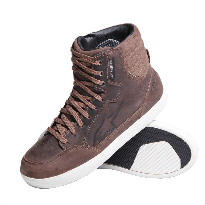 Alpinestars J-6 Waterproof Sportschuh braun 46 - Motorradbekleidung - Motorradstiefel & Motorradschuhe