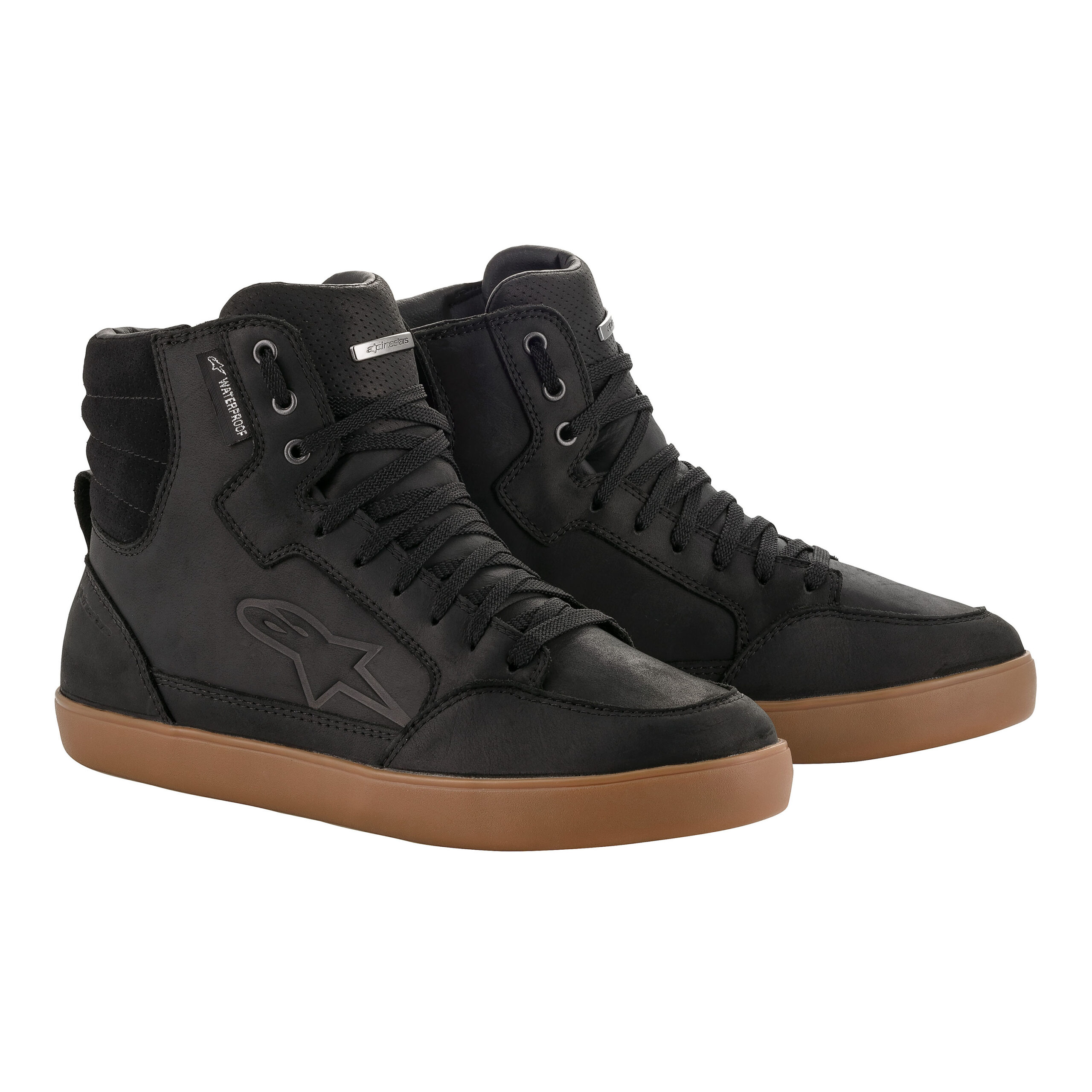 Alpinestars J-6 Waterproof Sportschuh schwarz/braun 41 - Motorradbekleidung - Motorradstiefel & Motorradschuhe