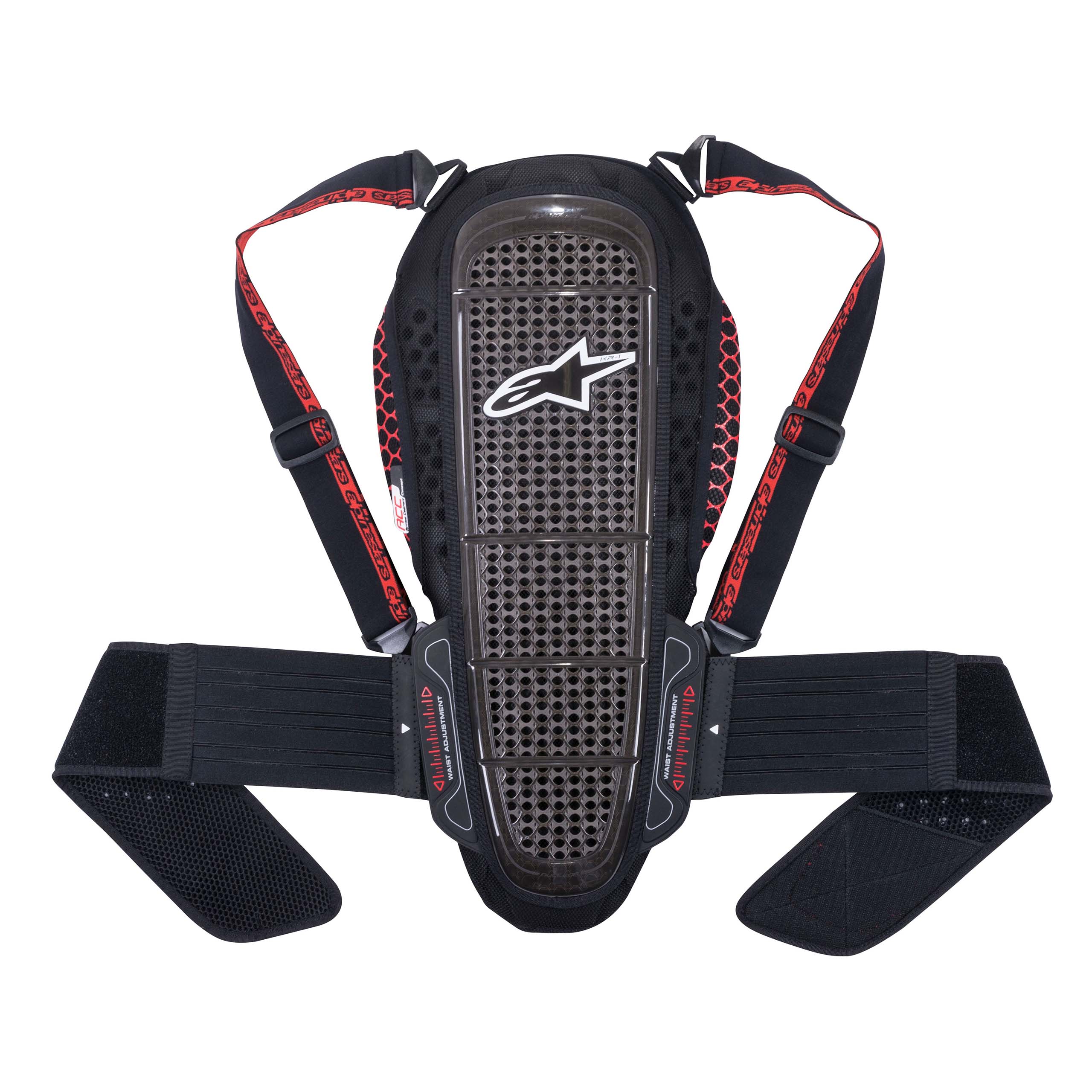 Alpinestars Nucleon KR-1 Rückenprotektor schwarz/rot L - Motorradbekleidung - Protektoren & Sicherheit