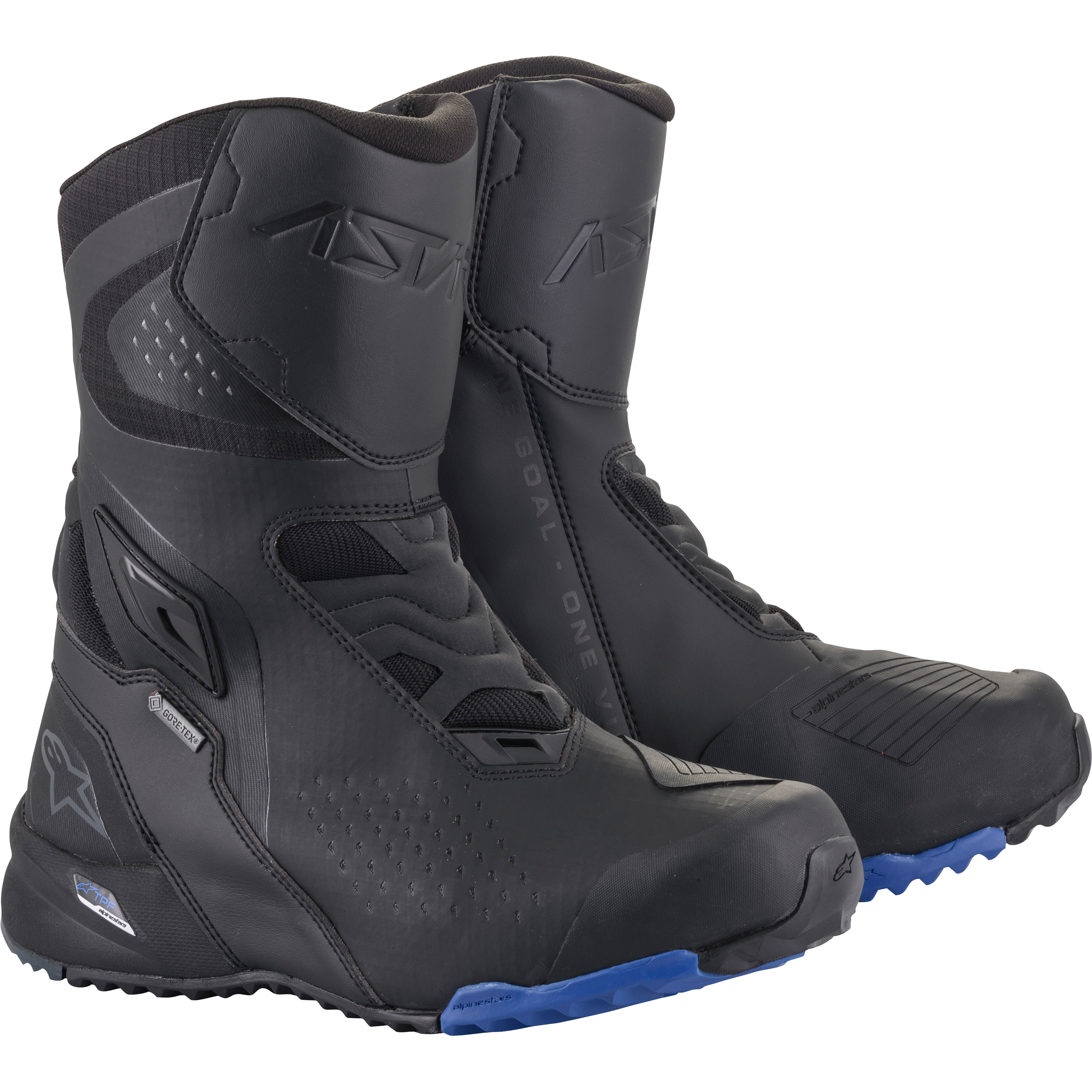 Alpinestars RT-8 Gore-Tex Motorradstiefel lang schwarz 42 - Motorradbekleidung - Motorradstiefel & Motorradschuhe