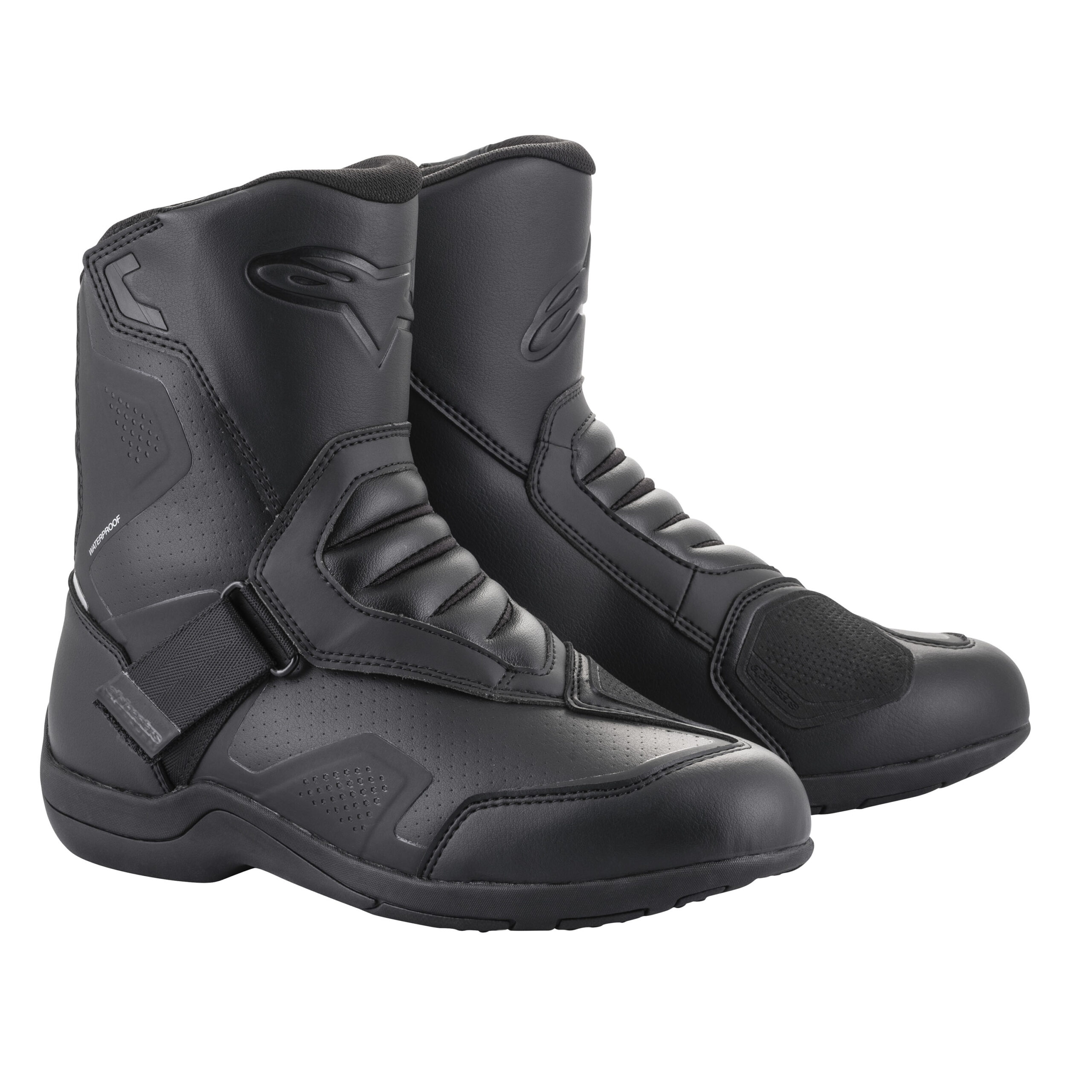 Alpinestars Ridge V2 Drystar Stiefel schwarz/schwarz 45 - Motorradbekleidung - Motorradstiefel & Motorradschuhe