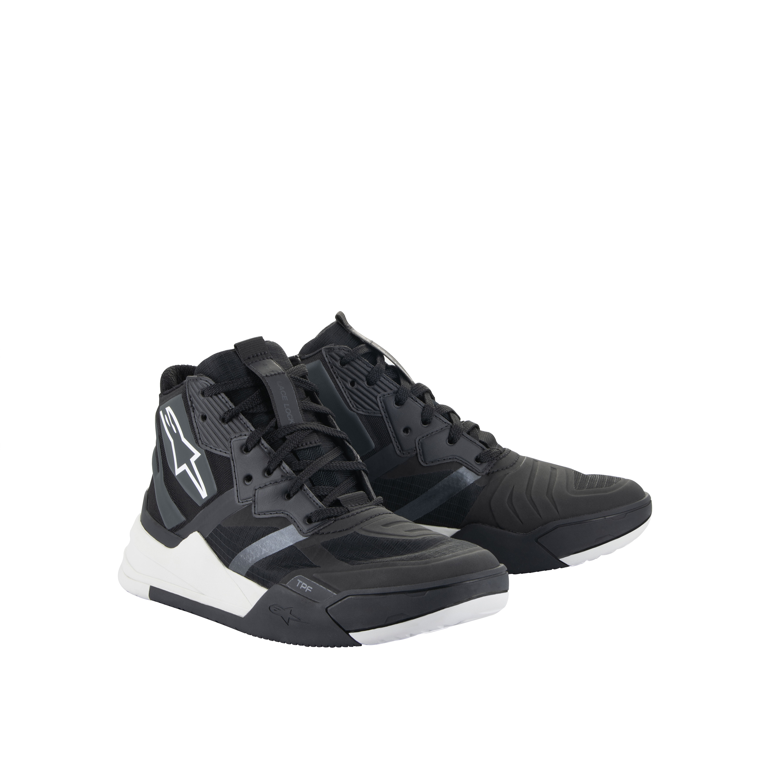 Alpinestars Speedflight Motorradschuh schwarz/weiß 43 - Motorradbekleidung - Motorradstiefel & Motorradschuhe