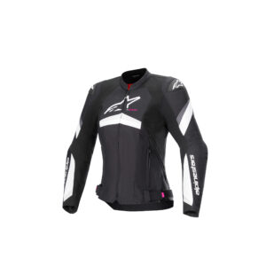 Alpinestars Stella T-GP Plus R V4 Damen Textiljacke schwarz/weiß S - Motorradbekleidung - Motorradjacken
