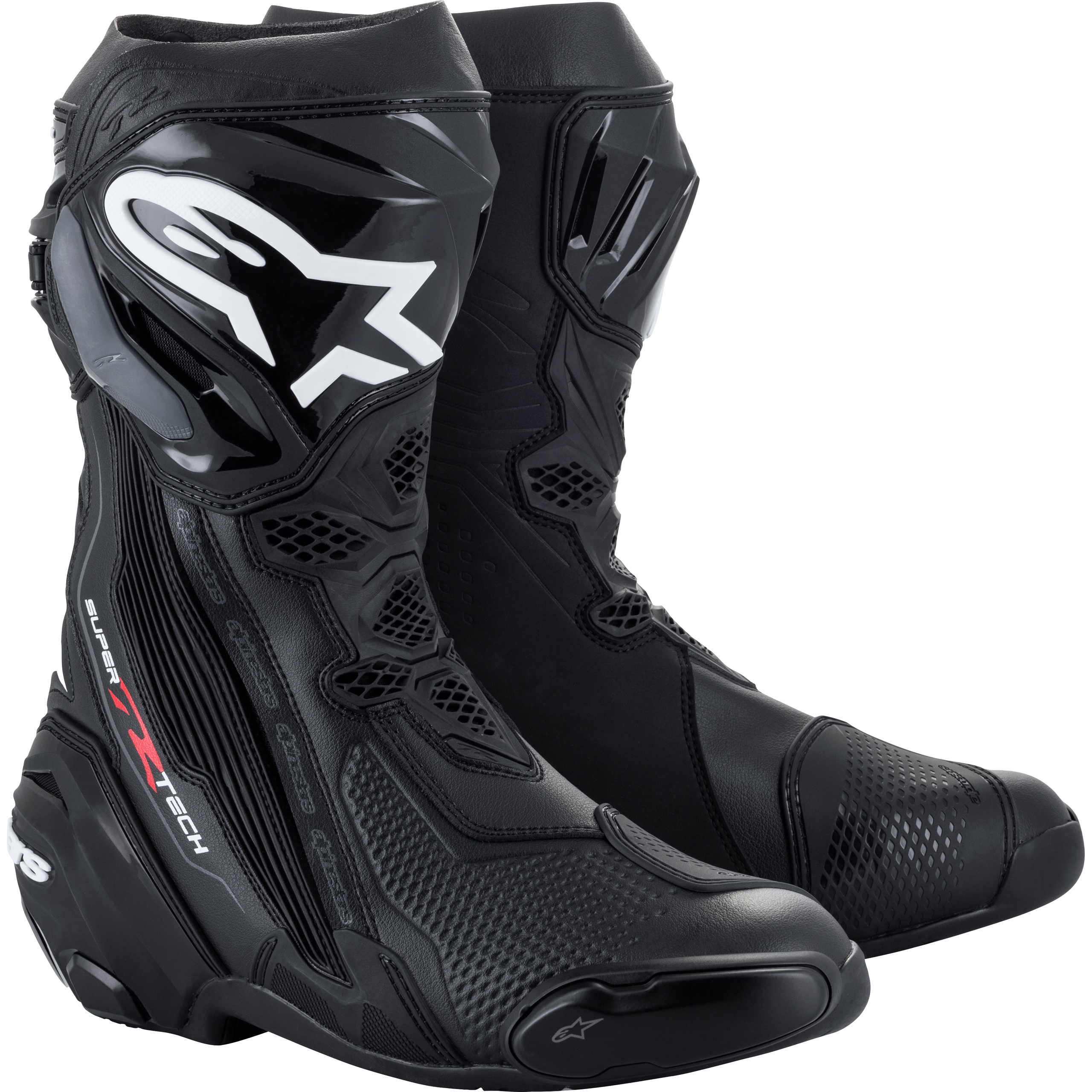 Alpinestars Supertech R Motorradstiefel lang schwarz 41 - Motorradbekleidung - Motorradstiefel & Motorradschuhe