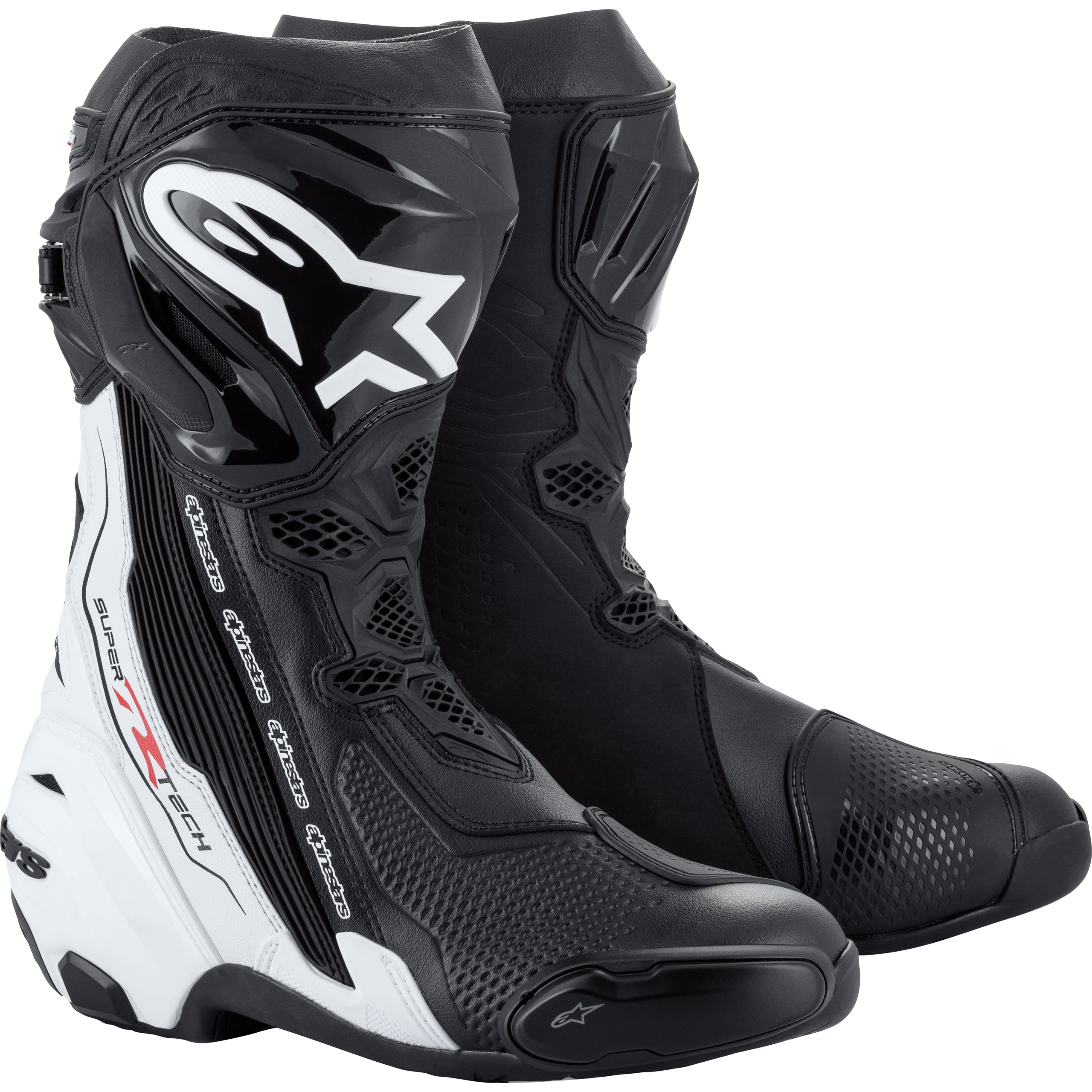 Alpinestars Supertech R Motorradstiefel lang weiß 39 - Motorradbekleidung - Motorradstiefel & Motorradschuhe