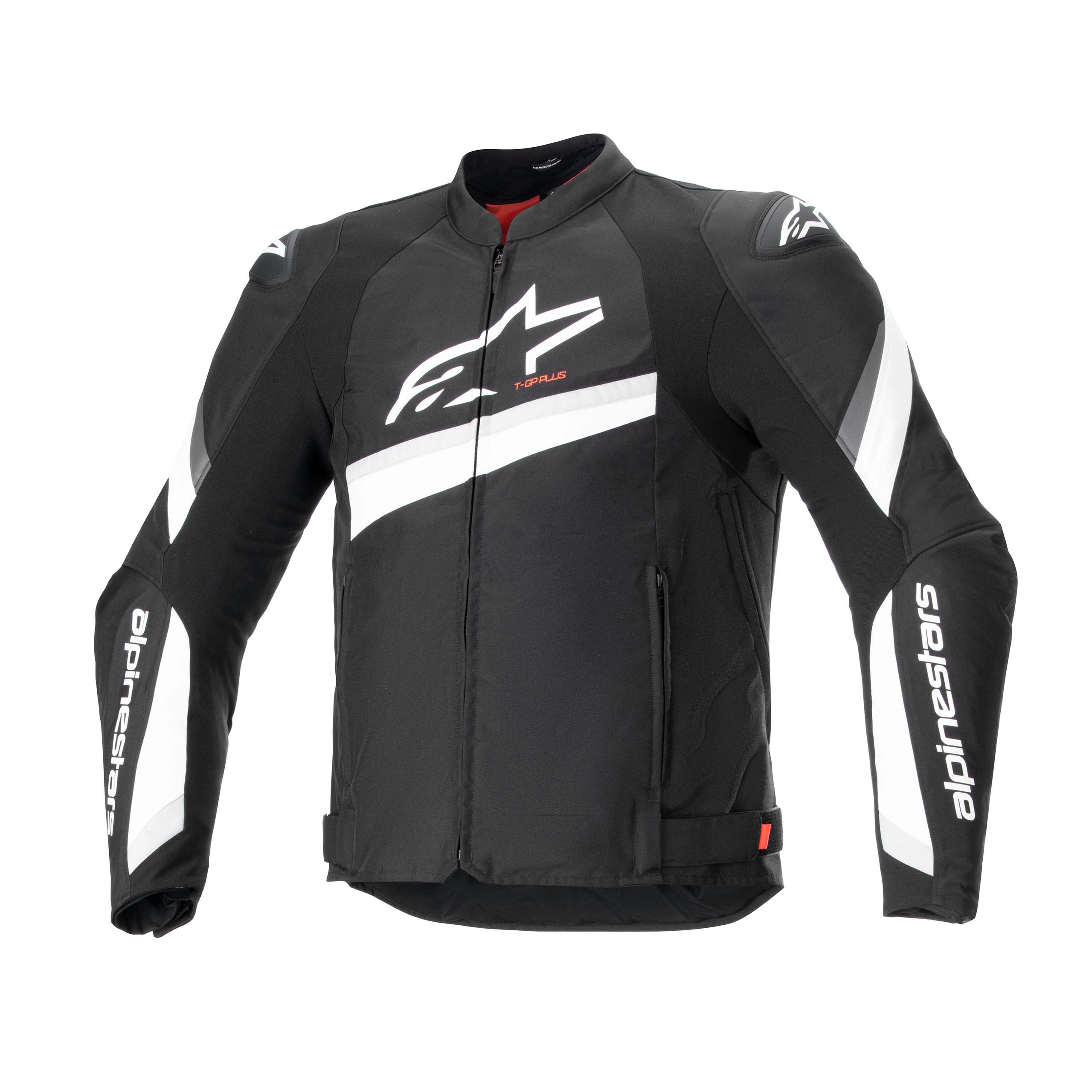 Alpinestars T-GP Plus R V4 Textiljacke schwarz/weiß XL - Motorradbekleidung - Motorradjacken