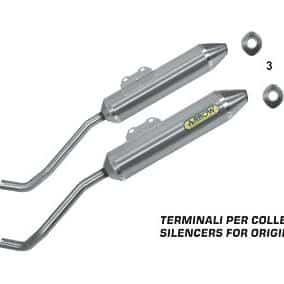 Arrow Exhaust Thunder Auspuff Paar für Yamaha XT 660 R/X Alu/Edelstahl - Motorradteile & Ersatzteile - Auspuff