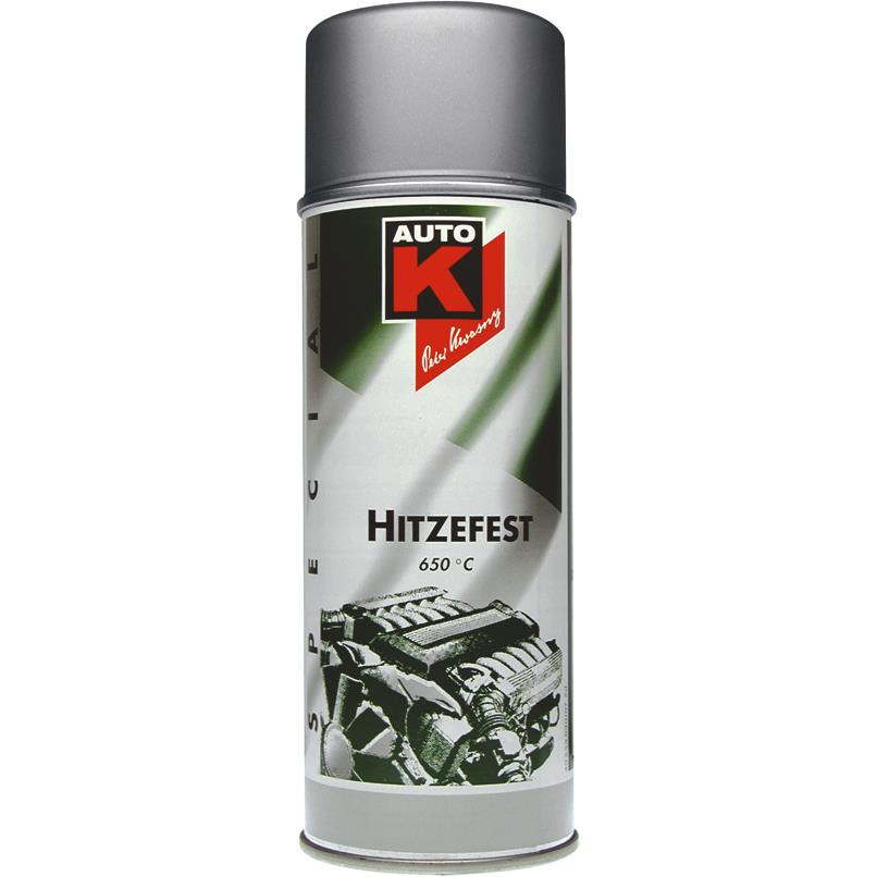 AutoK Auspufflack Spray bis 650 °C silber 400 ml - Motorradzubehör - Werkstattzubehör