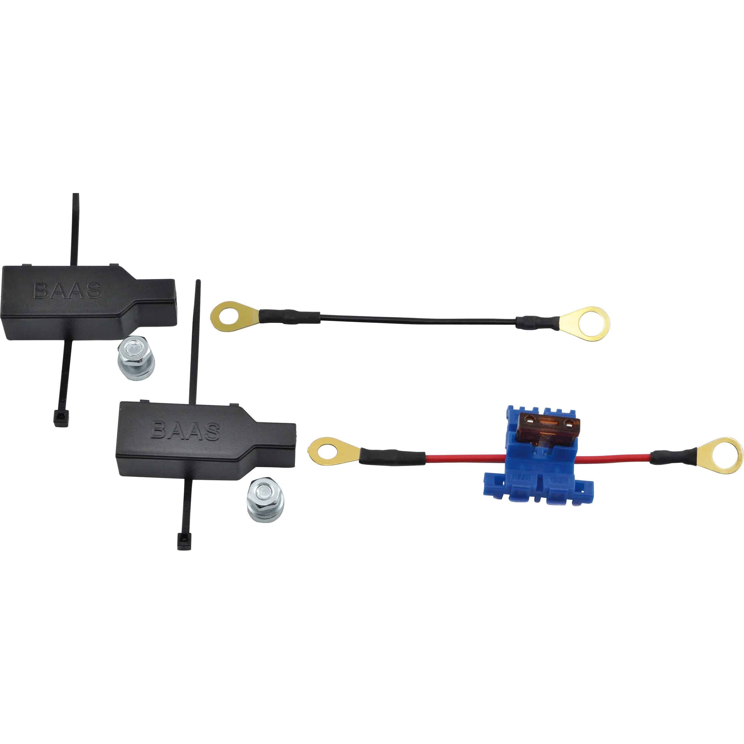 Baas Bikeparts Kabelverteiler Set für Batterieanschluss ES03 - Motorradteile & Ersatzteile - Beleuchtung