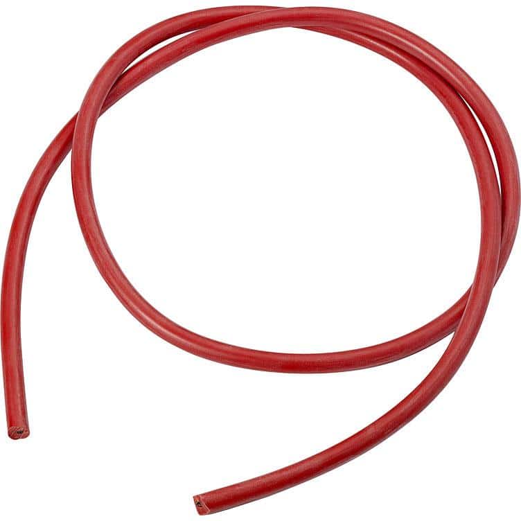 Baas Bikeparts Silikon Zündkabel 1m rot - Motorradteile & Ersatzteile - Elektrik
