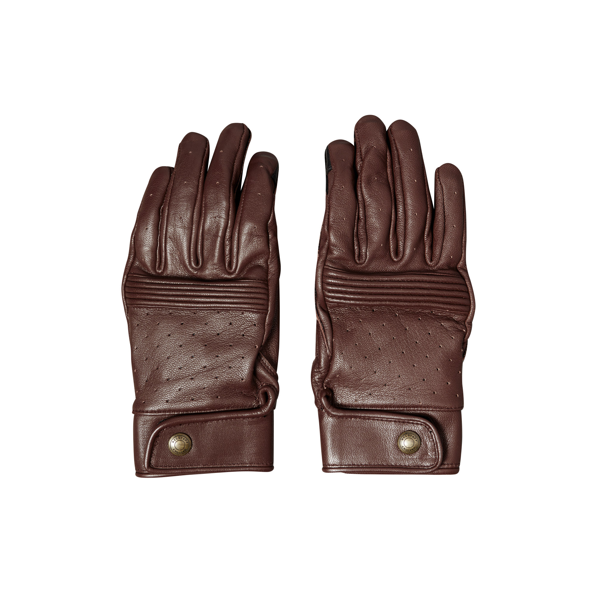 Belstaff Montgomery Motorrad Lederhandschuhe oxblood S - Motorradbekleidung - Café Racer Motorradbekleidung