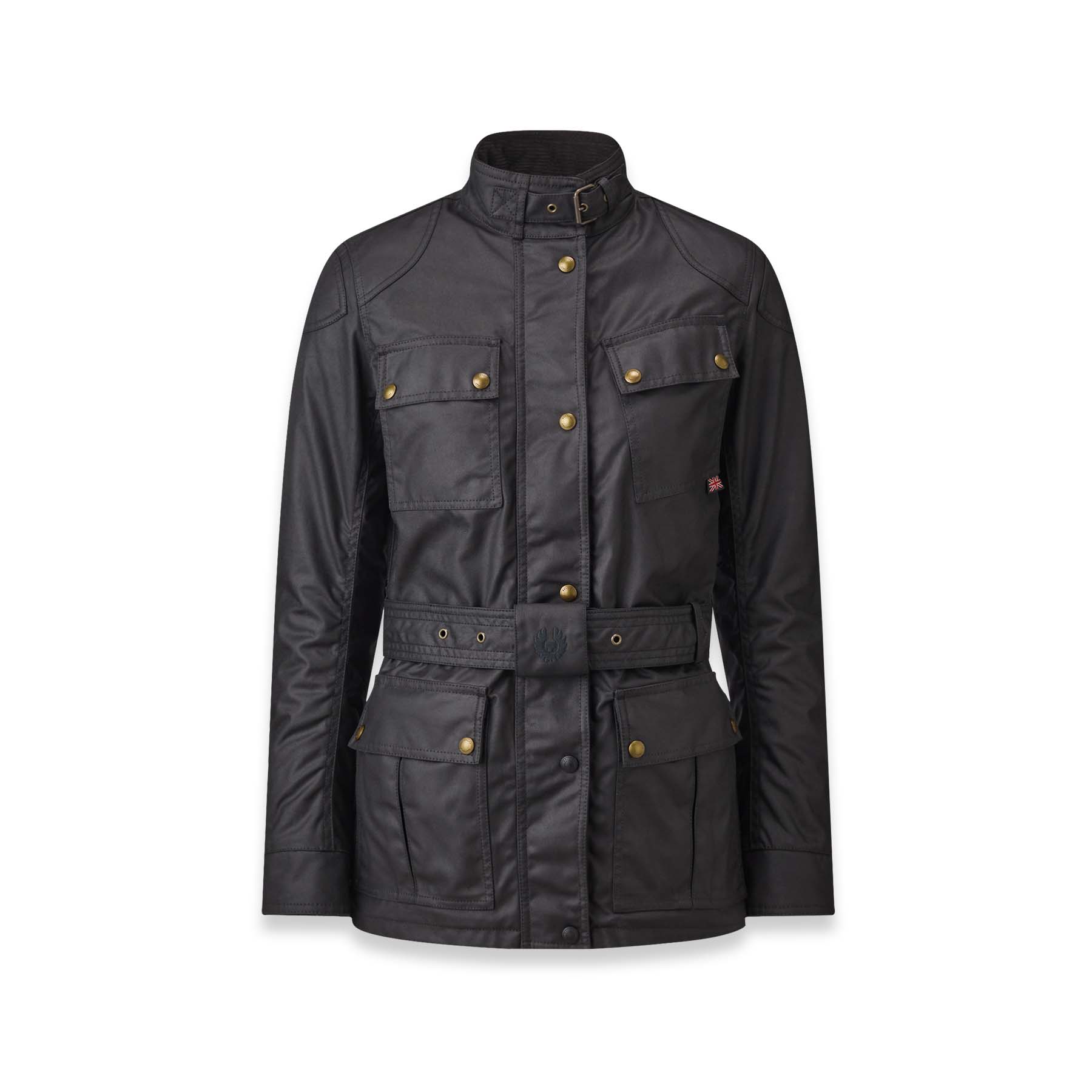 Belstaff Trialmaster Damen Motorradjacke schwarz 48 - Motorradbekleidung - Motorradjacken