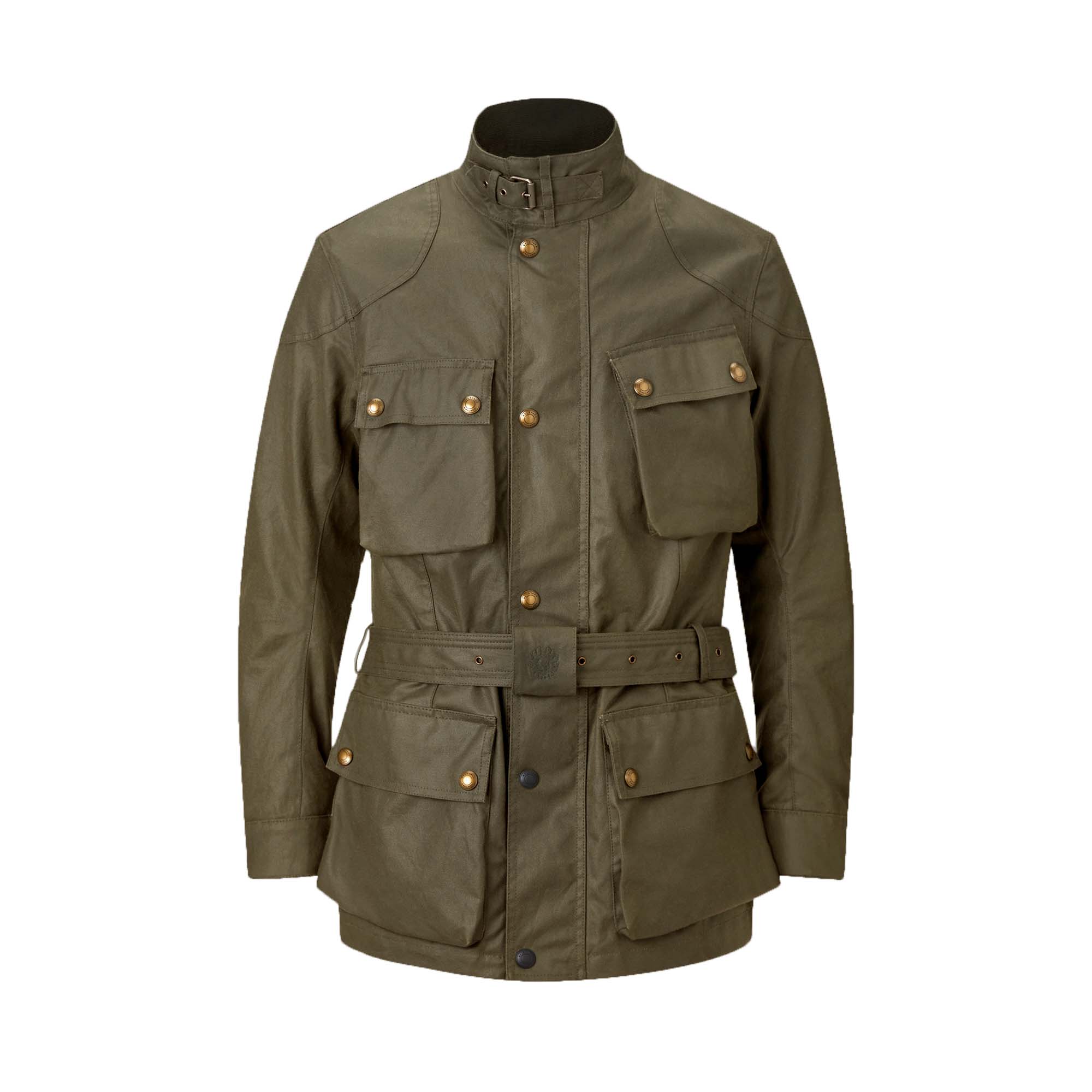 Belstaff Trialmaster Motorradjacke olivgrün XL - Motorradbekleidung - Motorradjacken